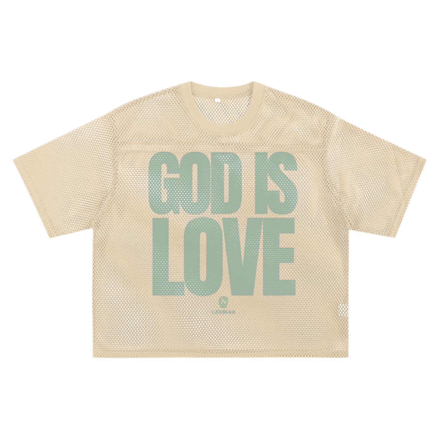 God is Love See-through Boxy Net
