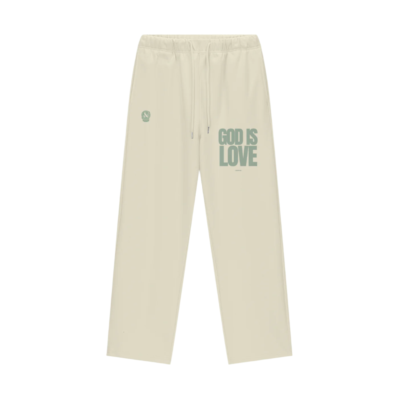 God is Love Fleece Straight Leg Sweats