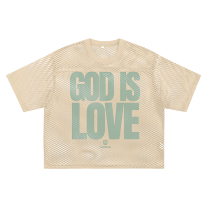 God is Love See-through Boxy Net