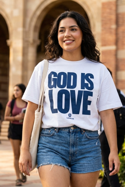 God is Love Dodger Blue