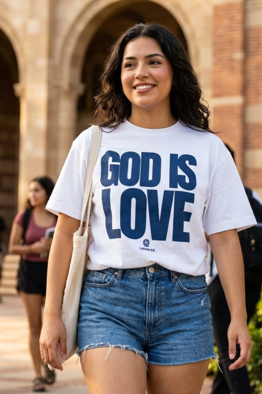 God is Love Dodger Blue