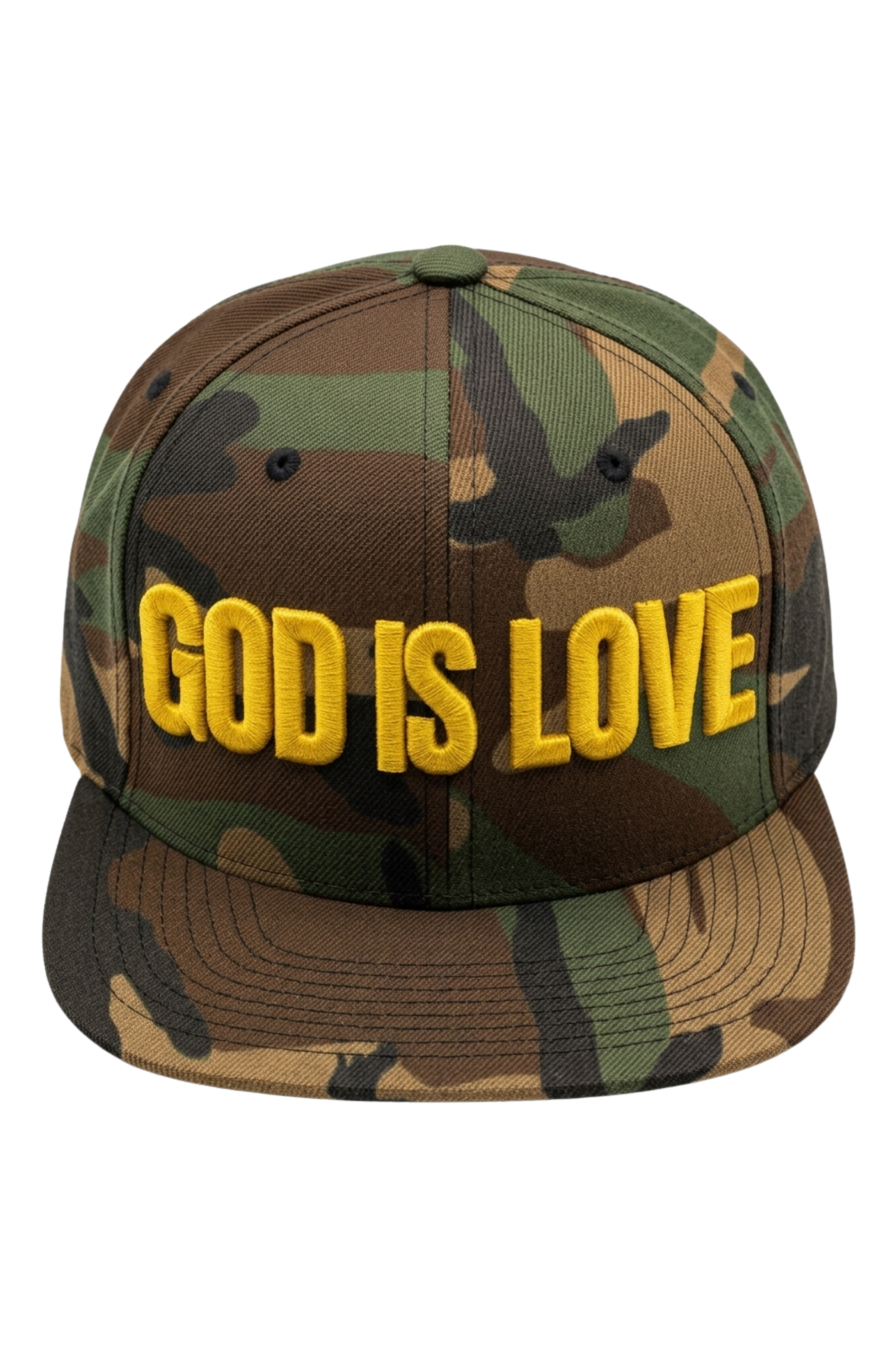 God is Love Camo (Gold)