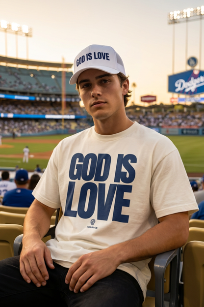 God is Love Dodger Blue
