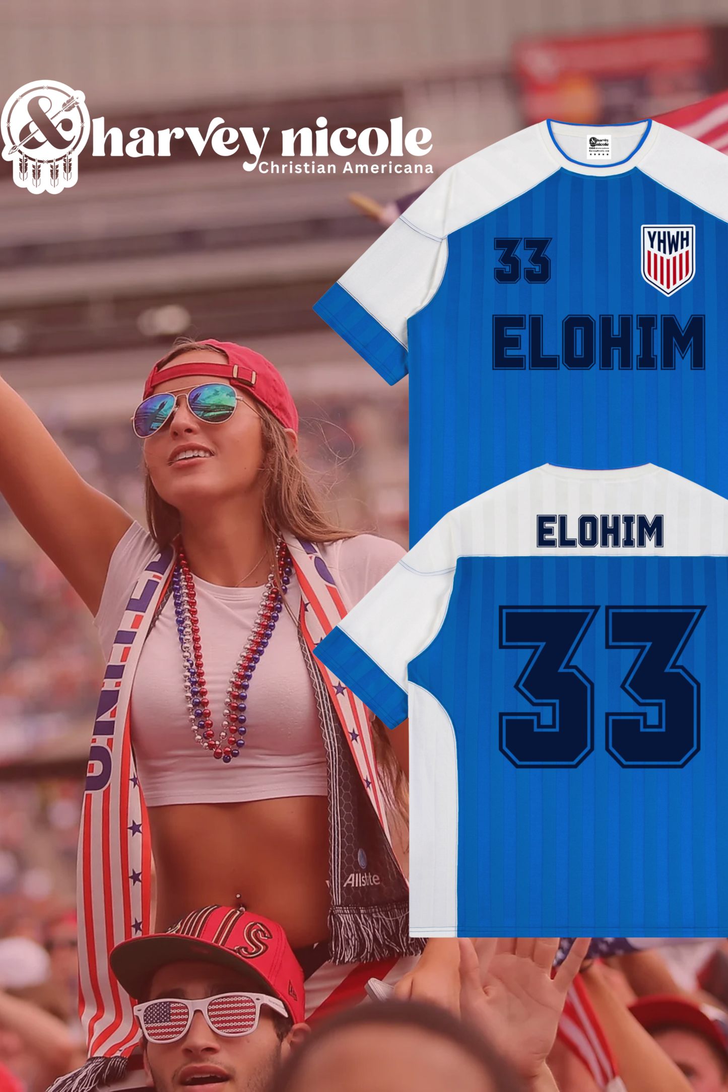 YHWH Wins Soccer Jersey (Away)