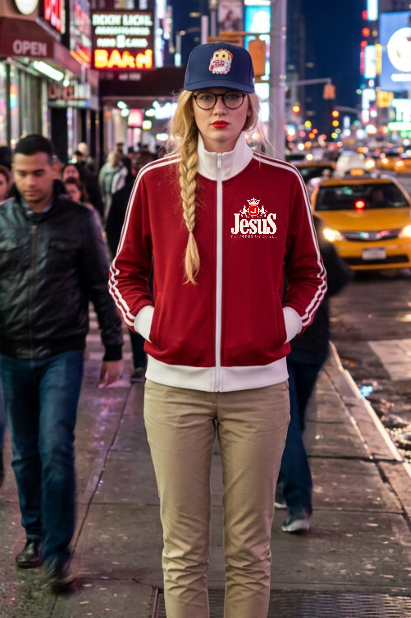 Lion of Judah Fleece Track Jacket (Womens)